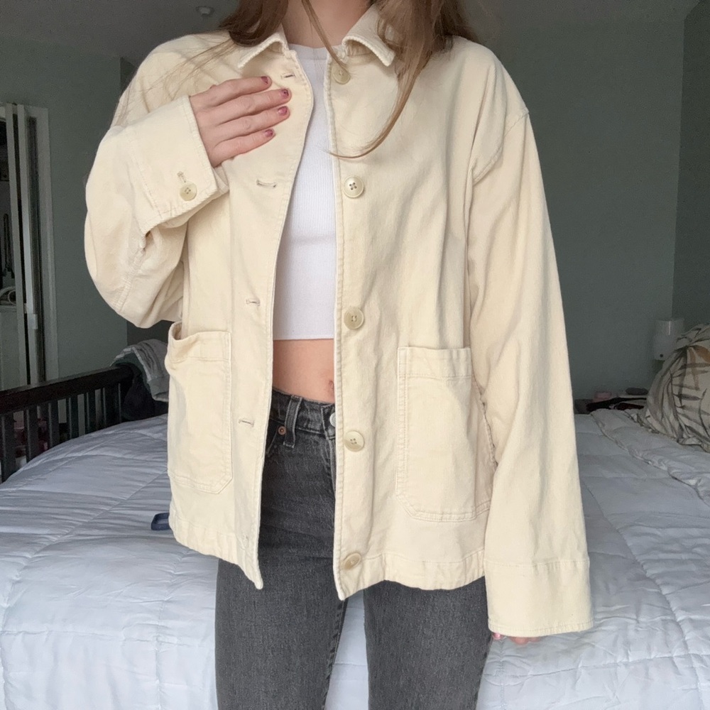 Uniqlo Women's Cream Utility Jacket - Picture 1 of 4
